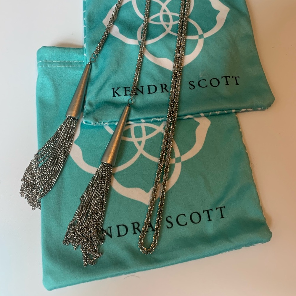 Kendra Scott - rhodium Phara necklace